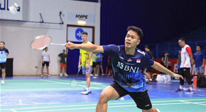 Ginting Jadi wakil satu - satunya Indonesia di final Singapore Open 2023.